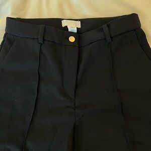 NWOT H&M Black High-Waisted Trousers